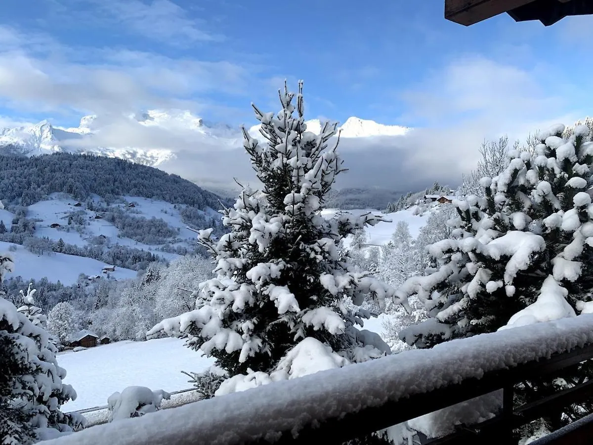 Apartment Logement 3 Etoiles Avec Vue Imprenable Sur Les Montagnes, Ski Bus Manigod